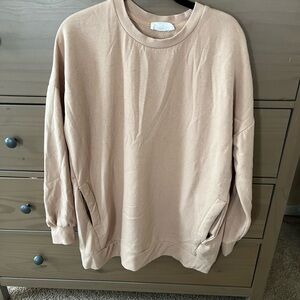 Zenana Outfitters Tan Sweatshirt